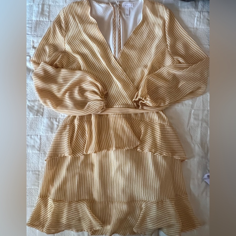 Striped Yellow Dress